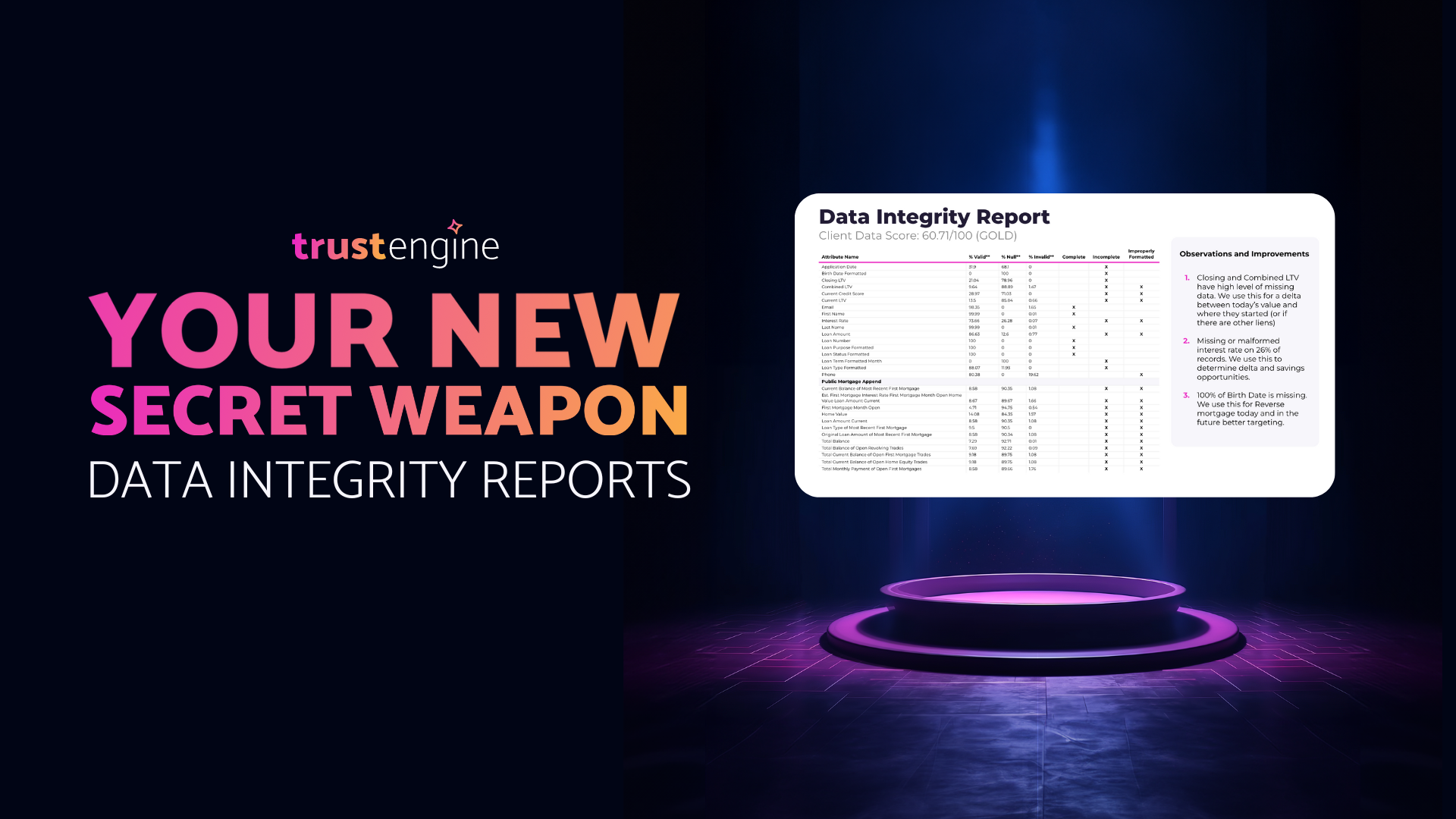 Your New Secret Weapon: Data Integrity Reports